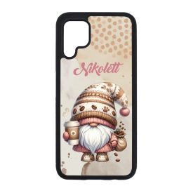   Névvel kérhető - Kávés manó cókmókos mintás Huawei tok