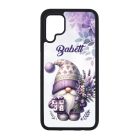 Névvel kérhető - Levendulás manó ajándékkal mintás Huawei tok