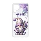 Névvel kérhető - Levendulás manó ajándékkal mintás Huawei tok