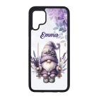 Névvel kérhető - Hintázó Levendulás manó mintás Huawei tok