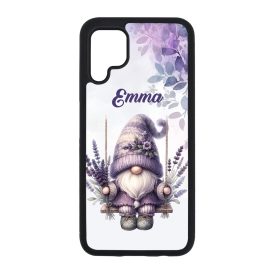   Névvel kérhető - Hintázó Levendulás manó mintás Huawei tok