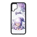 Névvel kérhető - Cuki fekvő levendulás manólány mintás Huawei tok