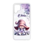 Névvel kérhető - Kalapos levendulás manólány mintás Huawei tok