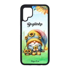   Névvel kérhető Hintázó napraforgós manó mintás Huawei tok