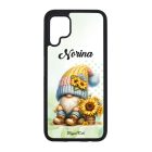 Névvel kérhető Kedves kis napraforgós manó mintás Huawei tok