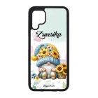 Névvel kérhető Napraforgós manó kosárral mintás Huawei tok