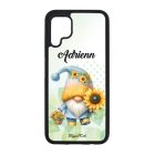 Névvel kérhető Cuki napraforgós manó kosárral mintás Huawei tok