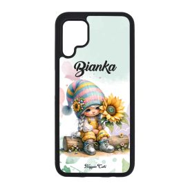   Névvel kérhető A legcukibb napraforgós manó lány mintás Huawei tok