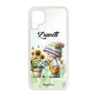 Névvel kérhető Locsolós napraforgós manó lány mintás Huawei tok