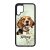 Névvel kérhető - Beagle portré mintás Huawei tok