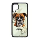 Névvel kérhető - Barna Boxer portré mintás Huawei tok