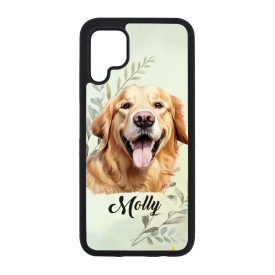   Névvel kérhető - Golden Retriever portré mintás Huawei tok