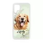 Névvel kérhető - Golden Retriever portré mintás Huawei tok
