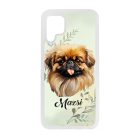 Névvel kérhető - Barna pekingi palotakutya portré mintás Huawei tok