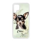 Névvel kérhető - Fekete Csivava portré mintás Huawei tok