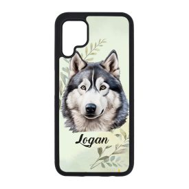 Névvel kérhető - Husky portré mintás Huawei tok