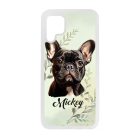 Névvel kérhető - Fekete francia bulldog portré mintás Huawei tok