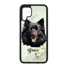 Névvel kérhető - Fekete Schipperke portré mintás Huawei tok