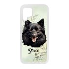 Névvel kérhető - Fekete Schipperke portré mintás Huawei tok