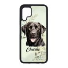 Névvel kérhető - Fekete Labrador Retriever portré mintás Huawei tok