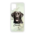 Névvel kérhető - Fekete Labrador Retriever portré mintás Huawei tok