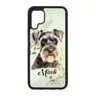 Névvel kérhető - Törpe schnauzer portré mintás Huawei tok