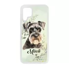 Névvel kérhető - Törpe schnauzer portré mintás Huawei tok