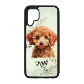   Névvel kérhető - Kis barna uszkár portré mintás Huawei tok