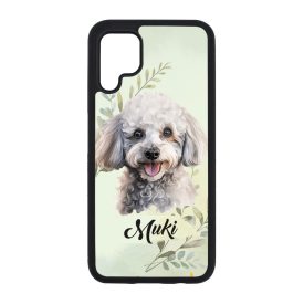   Névvel kérhető - Kis fehér uszkár portré mintás Huawei tok