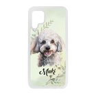 Névvel kérhető - Kis fehér uszkár portré mintás Huawei tok