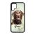 Névvel kérhető - Barna Labrador Retriever portré mintás Huawei tok