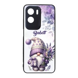   Névvel kérhető - Levendulás manó ajándékkal mintás Honor tok