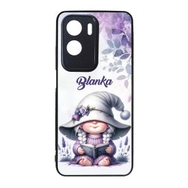   Névvel kérhető - Könyvmoly levendulás manólány mintás Honor tok