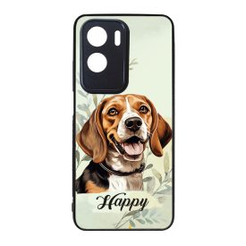 Névvel kérhető - Beagle portré mintás Honor tok