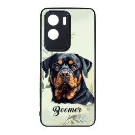 Névvel kérhető - Rottweiler portré mintás Honor tok