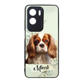   Névvel kérhető - Vörös Cavalier King Charles spániel portré mintás Honor tok