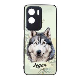 Névvel kérhető - Husky portré mintás Honor tok
