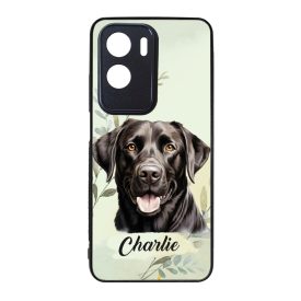   Névvel kérhető - Fekete Labrador Retriever portré mintás Honor tok