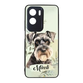   Névvel kérhető - Törpe schnauzer portré mintás Honor tok