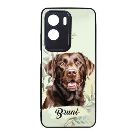   Névvel kérhető - Barna Labrador Retriever portré mintás Honor tok