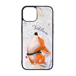 Cuki corgi kutyus Téli mintás iPhone tok