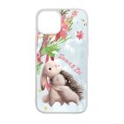 Nyuszi és Süni Téli mintás iPhone tok