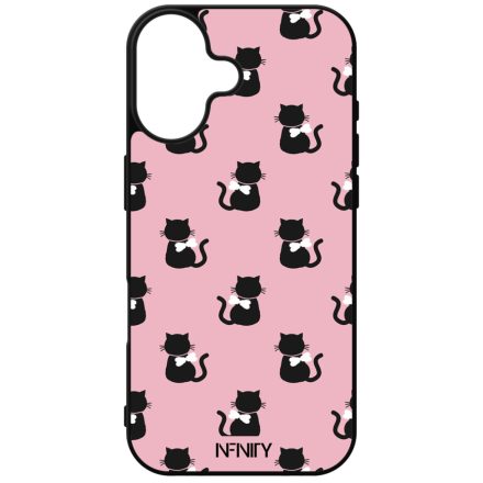 Cuki masnis cica mintás iPhone tok