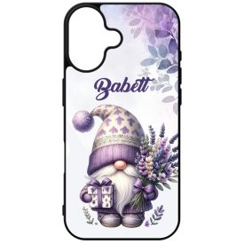   Névvel kérhető - Levendulás manó ajándékkal mintás iPhone tok