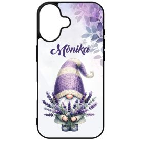   Névvel kérhető - Illatos Levendulás manó mintás iPhone tok