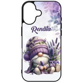   Névvel kérhető - Tündéri Levendulás manó mintás iPhone tok