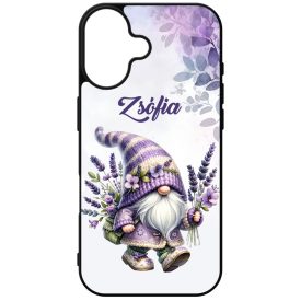   Névvel kérhető - Kalandor Levendulás manó mintás iPhone tok