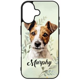   Névvel kérhető - Jack Russell terrier portré mintás iPhone tok