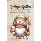 Személyre szabható - Kávés manó cókmókos mintás füzet