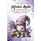 Személyre szabható - Levendulás manó csüccs mintás füzet